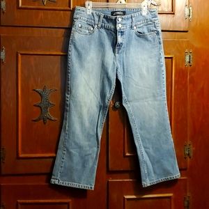 BNWOT Victorias Secret London Jean crop/Capri jeans med wash